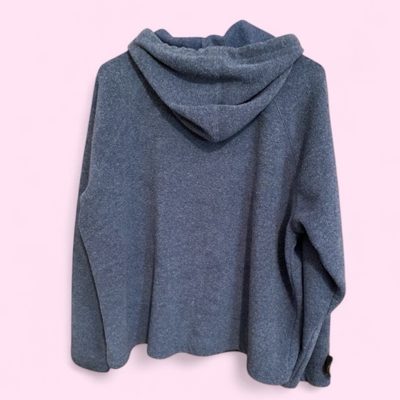 Woolrich fleecy Blue Front Zip Sweatshirt Size XL - Picture 2 of 6